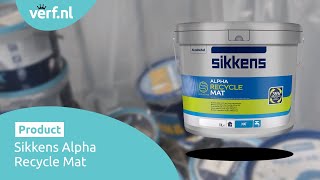 Sikkens Alpha Recycle Mat | Gerecyclede muurverf | Verf.nl