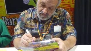 Meeting Barry Gordon - voice of "Donatello" from the Ninja Turtles and signing autographs