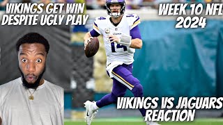 Reaction To Minnesota Vikings vs Jacksonville Jaguars Game Highlights | 2024 NFL Season Week 10