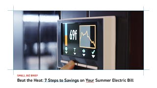 Beat the Heat: 7 Steps to Savings on Your Summer Electric Bill I AEP Energy