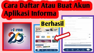 Cara Daftar Akun Informa | Cara Buat Akun Informa