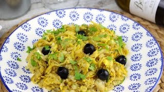 Bacalao dorado (à Brás) | Receta portuguesa 🐟🇵🇹