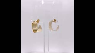 Σκουλαρίκια κρίκοι KL42935 - 360 Video | Haritidis Jewelry #earrings