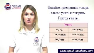 Russian lesson 6.1 - Currently 2 groups of verbs