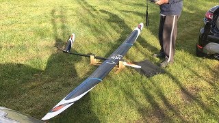 Satori 2 EVO F5J RC Glider at 'The Playground' in Hamilton, Victoria.