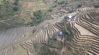 Terraced rice fields Sapa Vietnam - Drone Mavic Pro 4K !