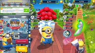 Minion Rush Endless Run Collecting Robonanas Minion Park Run#825 @De_Epic