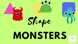 Math's fun for kids- Shape Monsters!