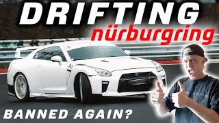 DRIFTING THE NURBURGRING IN MY 900HP R35 GTR - CARFREITAG 2024 - BANNED AGAIN?