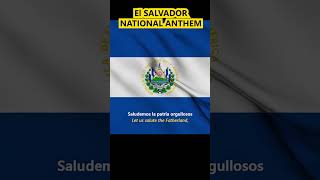 El Salvador National Anthem | Himno Nacional de El Salvador | #allanthem #shorts