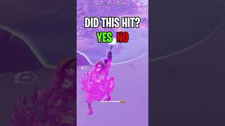 DID THIS HIT? 🤯 #fortnite #shorts