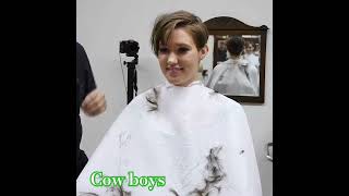 Long to very short haircut women #sorts #headshave