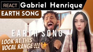 REACTING to GABRIEL HENRIQUE - Earth Song (Cover Michael Jackson)