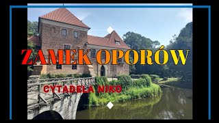 ZAMEK GOTYCKI OPORÓW, MUZEUM ZAMKOWE. ZAMEK OPORÓW NA WYSPIE (2022). CYTADELA NIKO