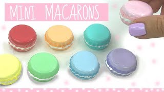 DIY Mini Macaron From Bottle Caps