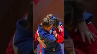 Unbeliveable #SAMBO takedown from DZHUMAEVA Iana (FIAS1) in the bout against CHEKALINA Daria (FIAS1)