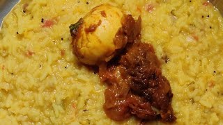 #shorts #dinner with leftover rice #dhal rice & egg thokku # BOMMI's KITCHEN