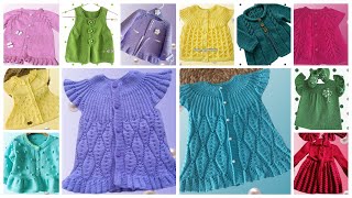 baby girl frock knitting design💙 baby frock knitting design