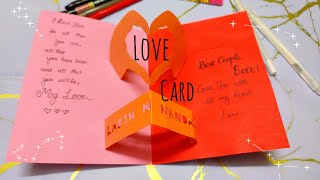 Valentine's Day Craft #03 | Cute Love Card | DIY Valentine's Day Card ‎@DIYwithMinnie