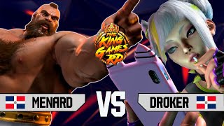 SF6 ▰ MENARD (ZANGIEF) VS DROKER (JURI) ▰ High Level Gameplay  streetfighter6