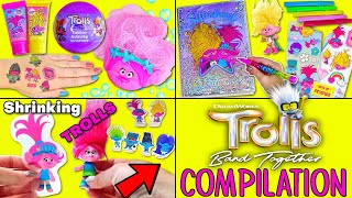 Trolls Band Together Compilation: Spa, Tattoos, Activity Book, Shrink Plastic