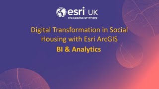 BI & Analytics for Housing users