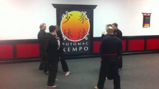 LAQ executing five man Kempo