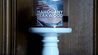 Bath and Body Works Candle Review- Candle of the Week: Mahogany Teakwood (2013)