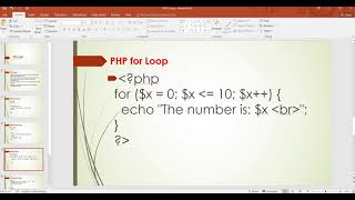 PHP Loops  | How to Learn PHP