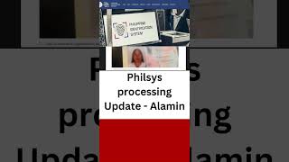 Philsys Processing Update:  Mga Pagbabago Ng Application - Alamin #shorts