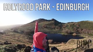 5 Hills of Holyrood Park in the Winter Sun! EDINBURGH TRAIL RUNNING