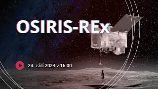 Návrat OSIRIS-REx od planetky Bennu | ŽIVĚ