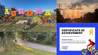 Aug 2024 : I Biked 300 miles in Aug for American Cancer Society @AmericanCancerSociety