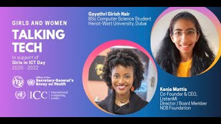 Girls and Women Talking Tech Interview 108 - Kenia Mattis and Gayathri Girish Nair