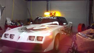 1980, 1981 Trans Am Pace Car caution lights