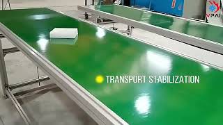 #conveyor #logistics #sorting PVC belt conveyor