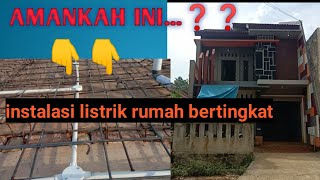 INSTALASI LISTRIK DALAM DALAM COR BETON | BAGAIMANA JIKA TERJADI KORSLETING ❓#instalasilistrik