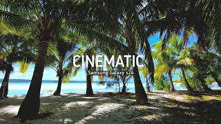 Samsung S24 Cinematic 4k Camera Footage