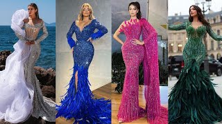 Very Expensive 🆕 Trending Party Dresses for Women #trendingvideo #gucci #evningdress #wednesdayaddam