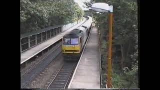 Trains at Reading West - Summer 1995