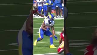 KYREN WILLIAMS FRONT FLIP TD Rams vs 49rs NFL #shorts #nfl #nflhighlights #49ers