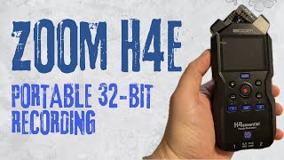 Zoom H4e Thoughts - Portable 32-bit Recording Versatility