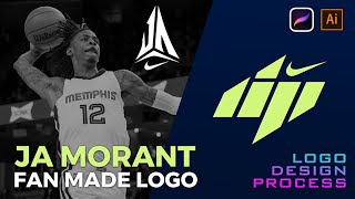 I made a Logo for NBA player - Ja Morant Logo Fan Made  Design