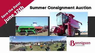 Summer Consignment Auction Now Accepting Consignments