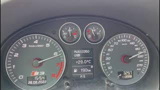 Audi S3 2.0 Tfsi Sportback my 11 G25-660  WMI  DSG 100-250km/h low boost 1.8bar peak  acceleration