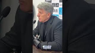 Renato falou sobre o momento do Grêmio: “Hora de falar pouco e trabalhar muito.”