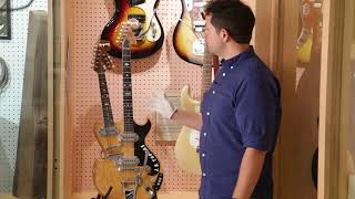 On Exhibit at the Museum of Making Music–Bigsby Double Neck Guitar