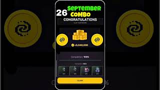 Pixel Tap Pixelverse : 26 September Daily Combo | Pixelverse Daily Combo Today