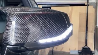 Q50/Q60 Sequential, DRL, Puddle Light & Carbon Fiber Mirror Caps