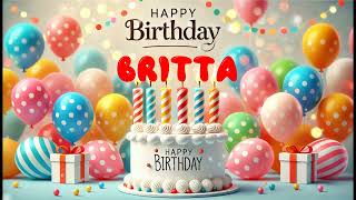 Happy Birthday BRITTA   Happy Birthday Song   Birthday Wishes   Birthday Party